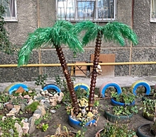 Лебеди из покрышек и пальмы из бутылок: столичный урбанист отметил челябинский ЖКХ-арт