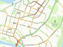 В Уфе зафиксированы 9-балльные пробки