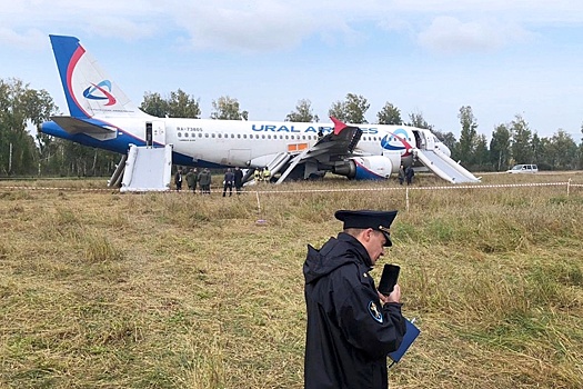 Следователи изъяли блоки регистрации и образцы топлива из севшего на поле А320