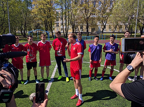 В Кунцеве прошел футбольный урок
