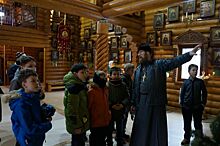 Ребята из школы № 1534 ознакомились с храмом Всех Преподобных Отцев Киево-Печерских