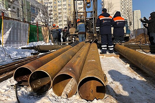 В четырех районах Москвы реконструируют газопровод