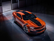 Обнародованы фотографии ярко-оранжевого Chevrolet Camaro
