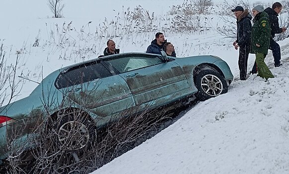 Лесники вытащили в Воскресенске автомобиль из кювета