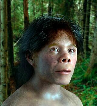 Российские и китайские ученые воссоздали внешность мальчика-неандертальца по черепу