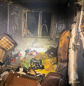 Женщина пострадала на пожаре в Городце Нижегородской области