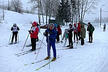 Окружные соревнования по лыжным гонкам прошли 26 января на стадионе Ангстрем