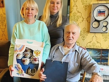 В Савелках поздравили с 90-летием ветерана войны