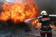 В Таганроге сгорел гараж