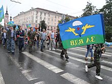 Десантники прошли по Калуге