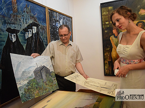 Выставка одного дня: оренбуржцы увидели поступившие в дар музею картины