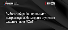 Выборгский район принимает театральную лабораторию студентов Школы-студии МХАТ