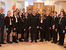 Кадеты посетили музей Культурного центра Управления МВД России по Липецкой области