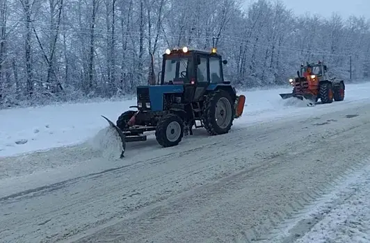 Правительство Тамбовской области контролирует уборку дорог после продолжительных снегопадов