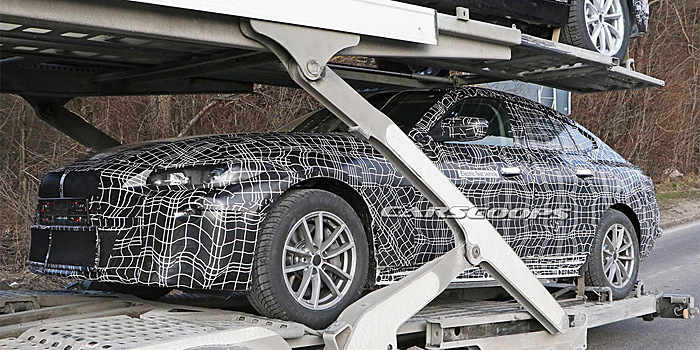 Обнародованы дебютные шпионские фото нового электромобиля BMW i4