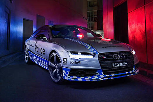Австралийская полиция получила «заряженный» хэтчбек Audi S7