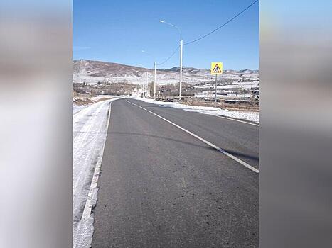 Участок дороги «Мангут — Кыра» отремонтировали в Забайкалье