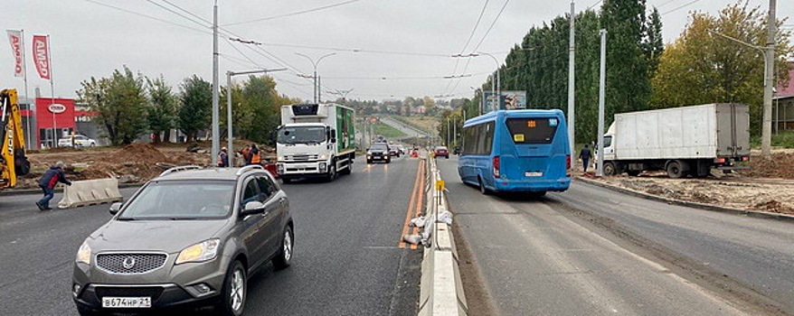 В Чебоксарах открыли движение на перекрестке ул. Гражданская