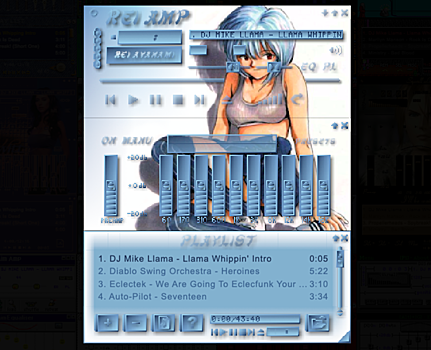 Запущен музей скинов легендарного плеера Winamp