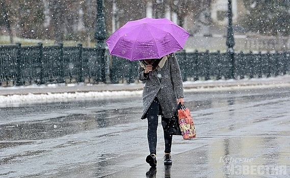 Синоптики прогнозируют дождь и гололёд в Курске