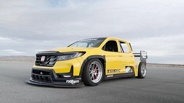 Hoonigan скрестили пикап Honda Ridgeline с гоночным болидом IndyCar