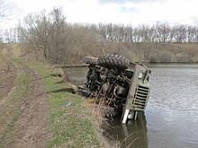 Под Орлом погиб водитель грузовика, съехавшего в пруд