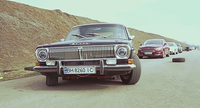 Дедовская “Волга” против иномарок. Победа оказалось весьма легкой