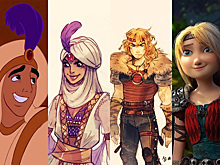 Парням и девушкам из мультфильмов сменили пол
