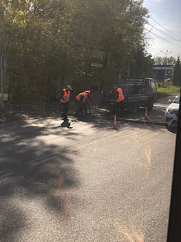 Пробки парализовали шоссе в Новокузнецке