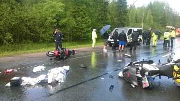 Смертельная авария во Всеволожском районе — мотоциклист влетел под "Газель"