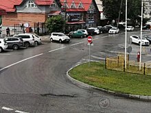 На Революционной исправили ошибку с дорожной разметкой
