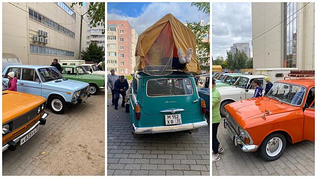 Около 25 машин советского производства показали на выставке в Вологде