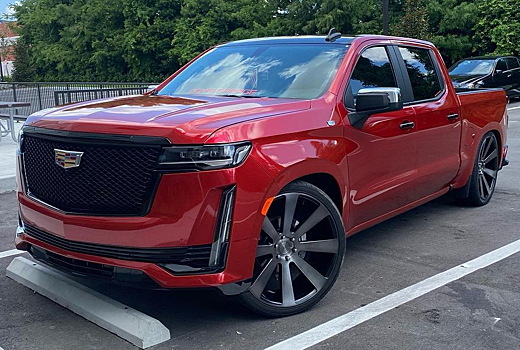 Посмотрите, как будет выглядеть новый Cadillac Escalade в кузове пикап