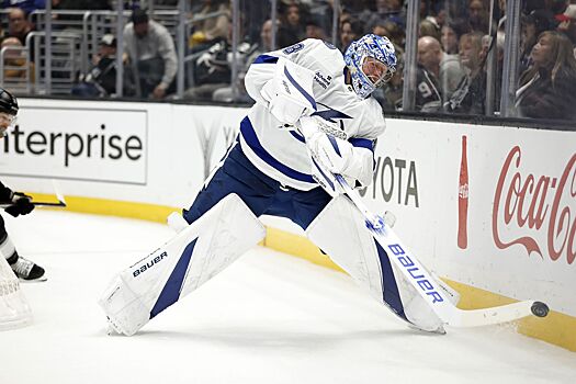 Василевский признан третьей звездой игрового дня в НХЛ