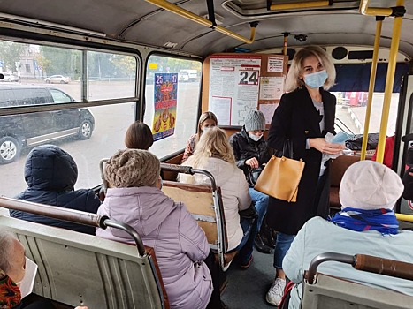 В Оренбурге проверяют соблюдение масочного режима в общественном транспорте