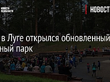 Фото: в Луге открылся обновленный Заречный парк