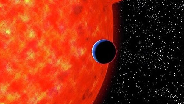 Ученые нашли голубую планету у красного карлика