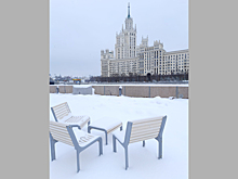 Москвичи решили «сообразить на троих» с видом на столичную высотку