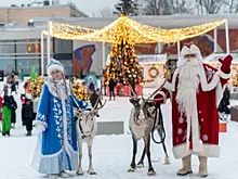 Мультфильмы на катке и волшебник в красной шубе. Какие зимние развлечения подготовили на Воробьевых горах