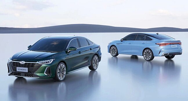 CHERY привезет в Россию флагманский седан и гибридный кроссовер