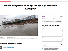 Тюменцы собирают подписи из-за отсутствия автобусов в Ново-Комарово