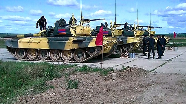 Команды «Танкового биатлона» готовятся к пристрелке: кадры с полигона «Алабино»