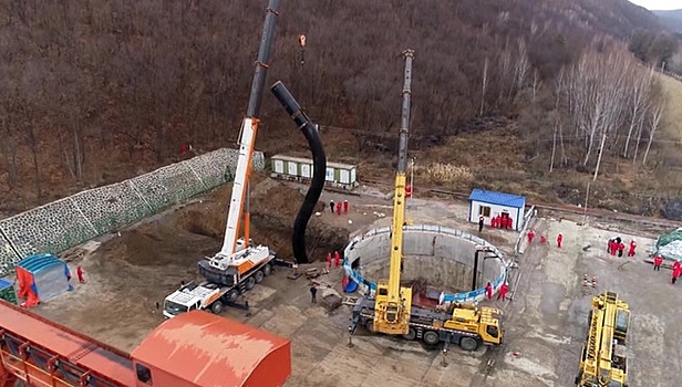 Газопровод под Амуром проложен досрочно