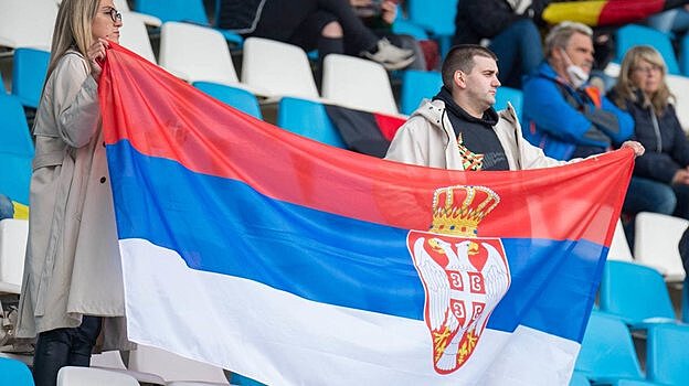 Сербский футбольный союз оштрафовали за флаг с Косово