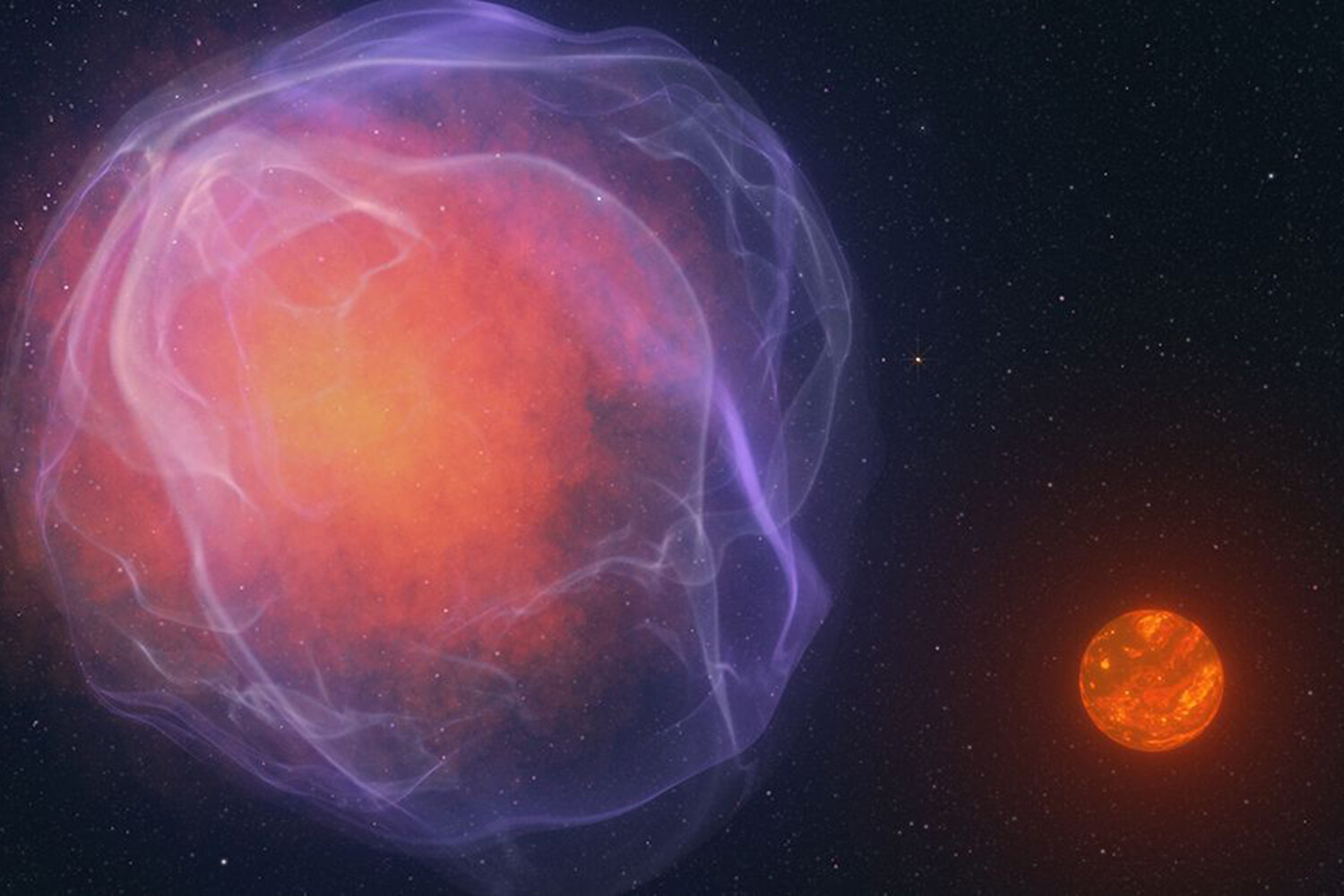 Ученые нашли странную звезду, летящую сквозь космос на огромной скорости