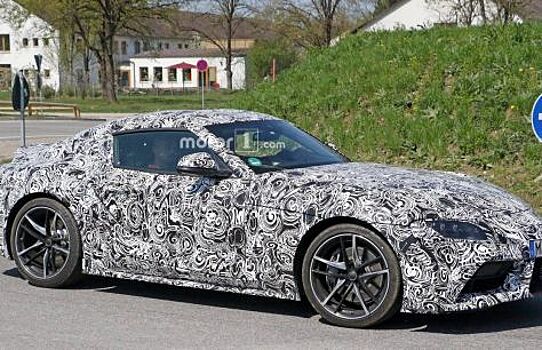 Toyota Supra 2019 разглядели фотошпионы