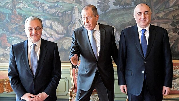 В Москве прошла встреча глав МИД России, Армении и Азербайджана