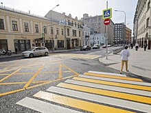 Более 40 диагональных переходов в Москве обозначат пунктирами вместо сплошной разметки до конца года