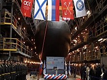 Минобороны: в Петербурге спущена на воду новая подводная лодка «Якутск»