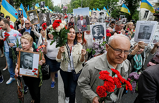 Киев принял участие в "Бессмертном полке"